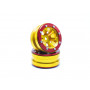 Beadlock Wheels PT- Claw Gold/Red 1.9