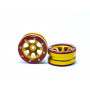 Beadlock Wheels PT- Claw Gold/Red 1.9