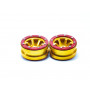 Beadlock Wheels PT- Claw Gold/Red 1.9