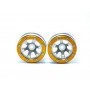 Beadlock Wheels PT- Claw Silver/Gold 1.9