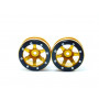 Beadlock Wheels PT- Wave Gold/Black 1.9