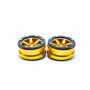 Beadlock Wheels PT- Wave Gold/Black 1.9