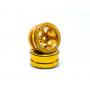 Beadlock Wheels PT- Wave Gold/Gold 1.9