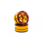 Beadlock Wheels PT- Wave Gold/Red 1.9