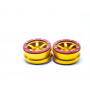 Beadlock Wheels PT- Wave Gold/Red 1.9