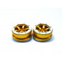 Beadlock Wheels PT- Wave Gold/Silver 1.9