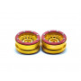 Beadlock Wheels PT-Bullet Gold/Red 1.9