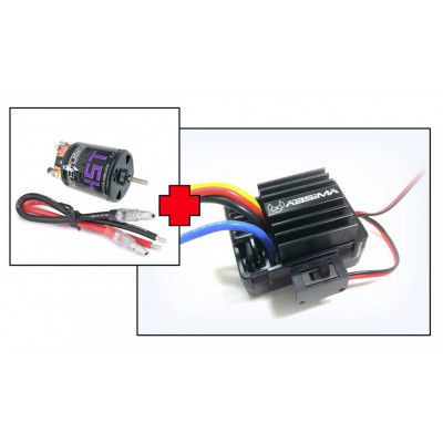 ELECTRIC MOTOR "THRUST B-SPEC" 45T + 1:10 BRUSHED ESC 40A