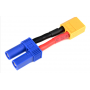 Power Adapter Lead EC-5 Socket to XT-60 Plug 12AWG Silic