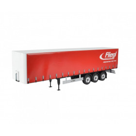 Fliegel Megarunner Curtain Red 1:14 3-Axle Fliegel Megarunner Curtain Red 1:14 3-Axle