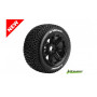 B-VIPER 1:5 Buggy Tire Set Mounted SPORT Black Rims Hex 24mr