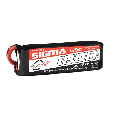 Li-Po Batterypack - Sigma 45C - 1800 mAh - 3S1P - 11.1V - X