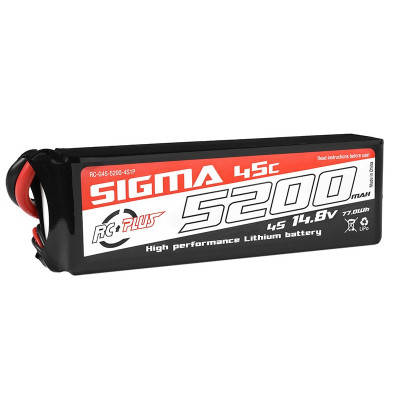 Bateria Li-Po Sigma 45C 5200 mAh 4S1P 14.8V XT-60