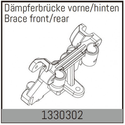 Brace front/rear - 1330302