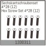 Hex Screw Set 4*28 - 1330311