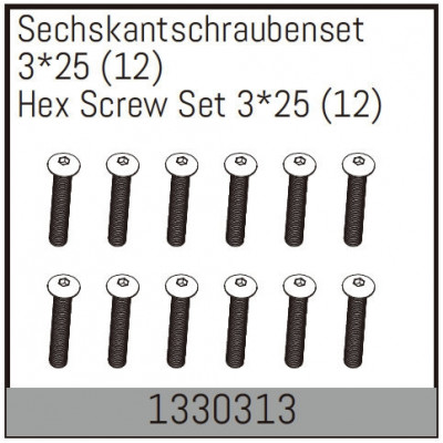 Hex Screw Set 3*25 - 1330313