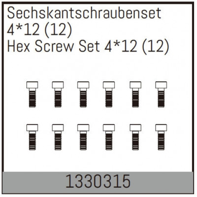 Hex Screw Set 4*12 - 1330315