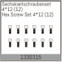 Hex Screw Set 4*12 - 1330315