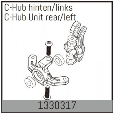 C-Hub Unit rear/left - 1330317