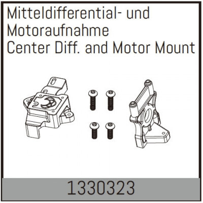 Center Diff. and Motor Mount - 1330323