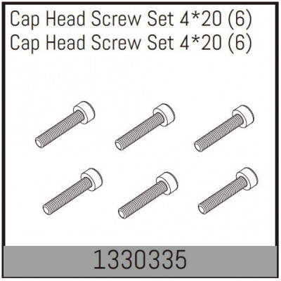 Cap Head Screw Set 4*20 - 1330335