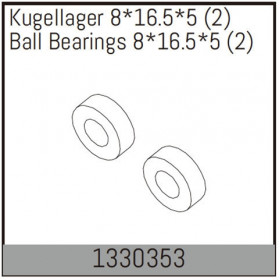 Ball Bearings 8*16.5*5 Ball Bearings 8*16.5*5 - 1330353