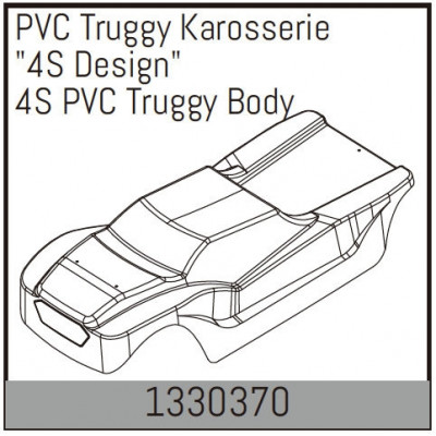 4S PVC Truggy Body - 1330370
