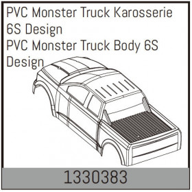 PVC Monster Truck Body 6S Design PVC Monster Truck Body 6S Design - 1330383