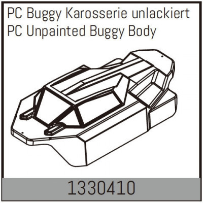 PC Unpainted Buggy Body - 1330410