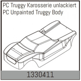PC Unpainted Truggy Body PC Unpainted Truggy Body - 1330411