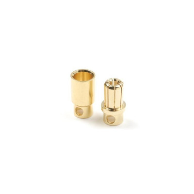 8.0mm gold connector, Male + Female (4pairs)