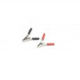 Alligator  Battery  clamps  small,  Red  &  Black  (1set)