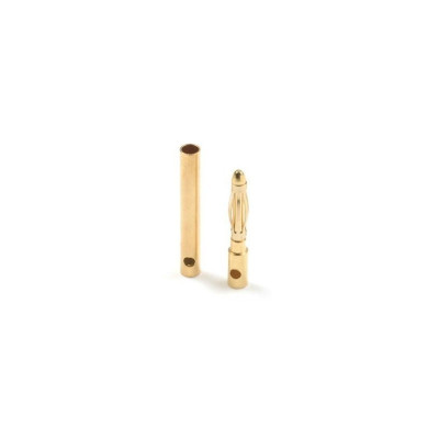 2.0mm gold connector, Male + Female (4pairs)