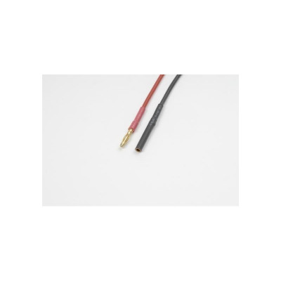 2.0mm gold connector, Male + Female, silicon wire 20AWG, 10c