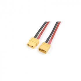 Extension lead XT60, silicon wire 14AWG, 12cm (1pc) Extension lead XT60, silicon wire 14AWG, 12cm (1pc)