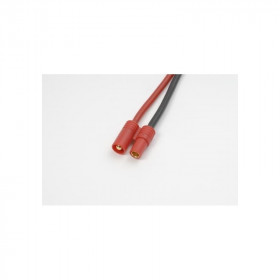 3.5mm gold connector, Male, silicon wire 14AWG, 10cm (1pc) 3.5mm gold connector, Male, silicon wire 14AWG, 10cm (1pc)