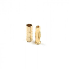 4.0mm  gold  connector  "Car",  Male  +  Female  (4pairs) 4.0mm  gold  connector  "Car",  Male  +  Female  (4pairs)