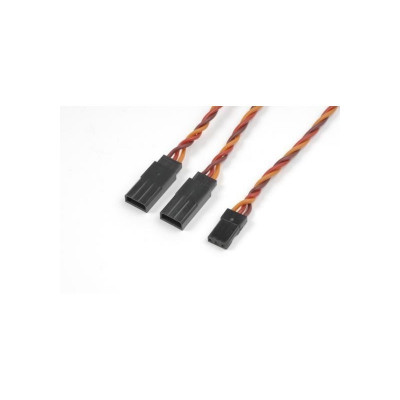 Y-lead "twisted" JR/Hitec, 22AWG, 30cm (1pc)