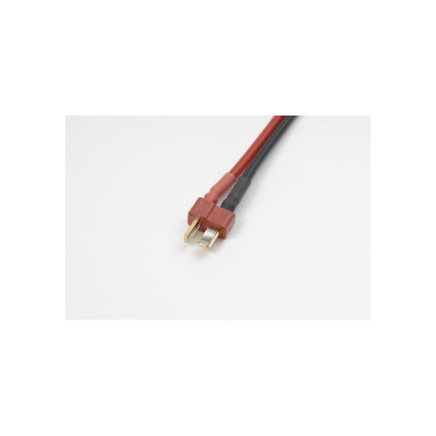 Deans  connector,  Male,  silicon  wire  14AWG,  10cm  (1pc)