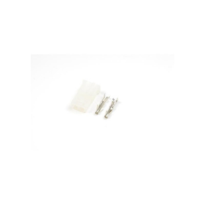 AMP  connector  with  gold  plated  pins,  Male  (4pcs)