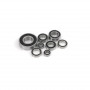 Chrome Ball Bearing "ABEC 3", rubber shielded , 12X18X4 - 6701-2RS, (4 pcs)