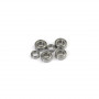 Chrome Ball Bearing "ABEC 3", metal shielded , 4X7X2,5 - MR74ZZ, (2 pcs)