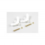 90° Bell crank w/ screw and nuts (2pcs)
