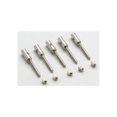 Aluminium Threaded Coupler M2 for carbon Tube Ø3mm (5pcs)