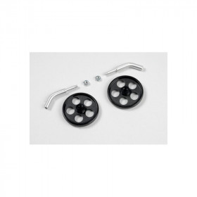 Wheelaxle "angled" for 2mm carbon rod incl. wheels (2pcs) Wheelaxle "angled" for 2mm carbon rod incl. wheels (2pcs)