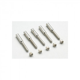 Aluminium Threaded Coupler M2 for carbon Tube Ø6mm (5pcs) Aluminium Threaded Coupler M2 for carbon Tube Ø6mm (5pcs)