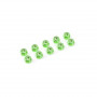 Nylstop nut M5 "Green", Aluminium (10pcs)
