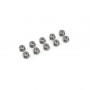 Nylstop nut M5 "Gun Metal", Aluminium (10pcs)