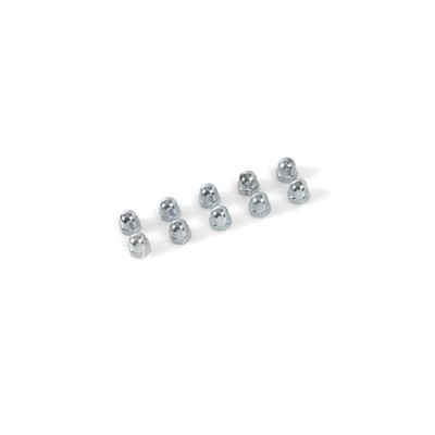 Closed round head nut, M4, Galvanized Steel (10pcs)