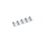 Closed round head nut, M4, Galvanized Steel (10pcs)